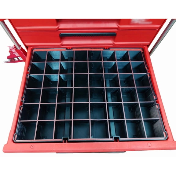 Generic Packout Compact Insert for M12 Hackzall Tool Tray Insert, Red