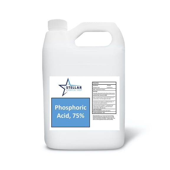 Stellar Chemical Corp NF Grade 75% Phosphoric Acid, 1 Gallon