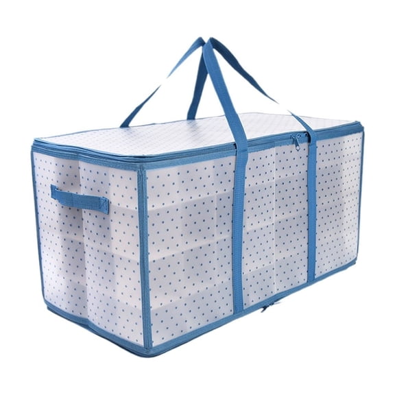 Generic Plastic Christmas Ornament Storage Box with Trays,Customizable Dividers, Dust-Proof Durable Ornament Organizer Holder,Christmas Storage Containers