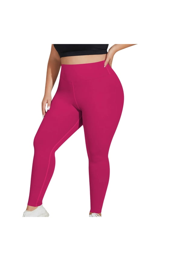 Plus Size Leggings for Women Tummy Control Plus Size Yoga Pants High Waist Workout Clothes