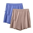 thumbnail image 1 of Generic Plus Size Pajama Shorts for Women Casual Loose Elastic Boxer Short Soft Thin Breathable Lounge Shorts with Pocket, 1 of 2