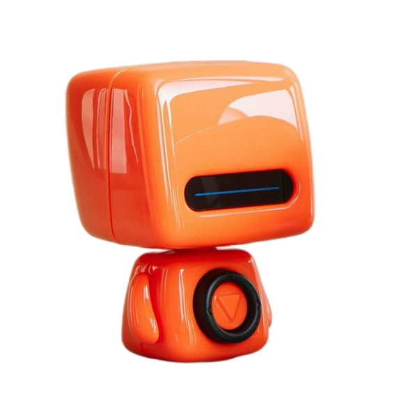Generic Portable Bluetooth Speaker, Small Cute Robot Shape Speaker with Wireless Call Functions, Subwoofer Design, Built in Mic, Multifunction Smart Speaker for Bedroom Office