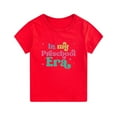 thumbnail image 1 of Kids Toddler Boys Girls First Day of School Shirt in My Pre School Era Back to School Kindergarten T-Shirt, 1 of 3