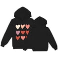 thumbnail image 1 of Generic Pure Color Multi Color Caring Children Hoodie Autumn Students Leisure Sports Fashion Hoodie Casual Loose for Holiday Winter Party Christmas（5-6 Years Black）, 1 of 4