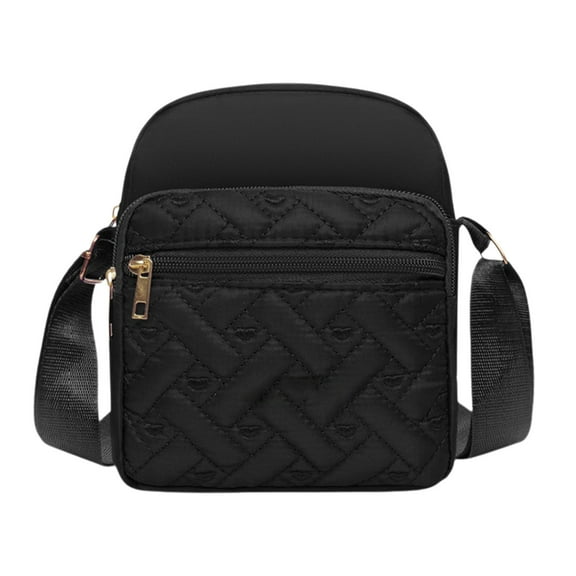 Generic Quilted Crossbody Bag Small Women Shoulder Bags Purses Handbag Backpack Puffer Soft Fashion Design Magnetic and Zipper Pocket