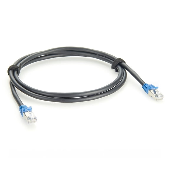 Generic RJ48 RJ50 10P10C Cat5E Ethernet Male to Male Modular Crystal Plug Shield 200018659 Plug to Plug Patch Extension Cord for Scanner