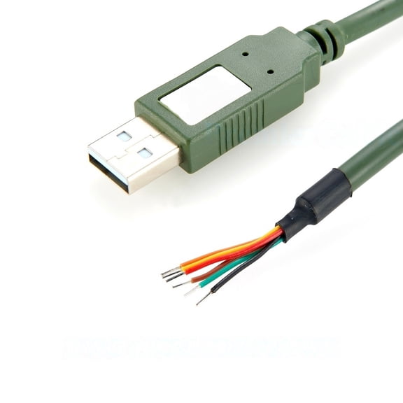 Generic RS232 Cable USB-RS232-WE Cable USB to RS232 Serial converter Adapter Cable with FT232R chip Wire End Serial Cable for Windows
