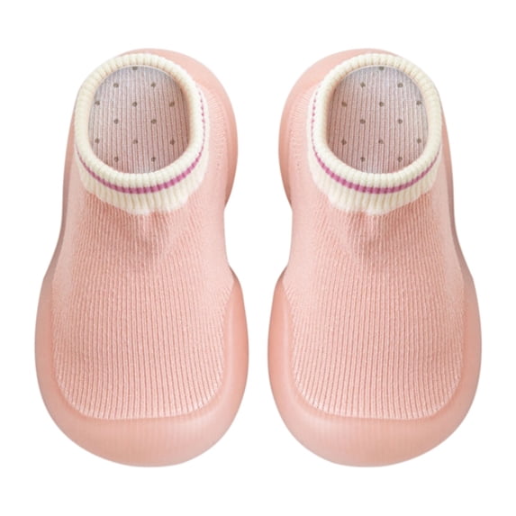Generic Rainbow Shoes for Girls Baby Girl Boy Indoor Toddlers Breathable Walking Shoes Warm Elastic Sock Shoes Girls Size 3