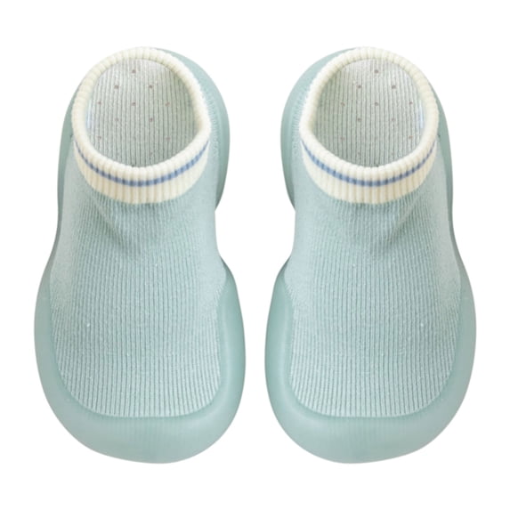 Generic Rainbow Shoes for Girls Baby Girl Boy Indoor Toddlers Breathable Walking Shoes Warm Elastic Sock Shoes Girls Size 3