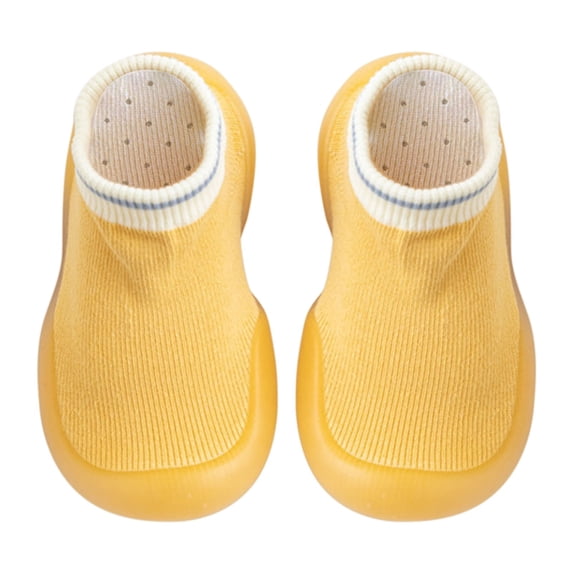 Generic Rainbow Shoes for Girls Baby Girl Boy Indoor Toddlers Breathable Walking Shoes Warm Elastic Sock Shoes Girls Size 3