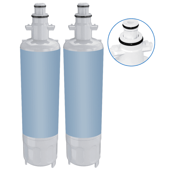 2-Pack Replacement for LG LT-700 Refrigerator Water Filter 9690, 46-9690, ADQ36006102, LG LT700P, ADQ36006101