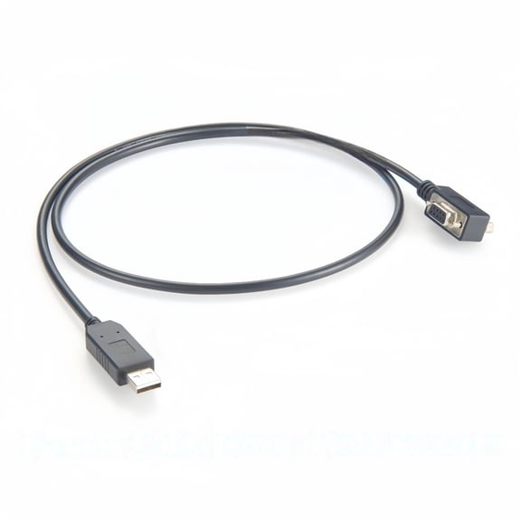 Generic Right Angle Low Profile DB9 Female to USB 2.0 Serial Adapter Cable with FTDI FT232RNL Chip Ultra Thin USB to RS232 COM Port