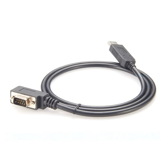 Generic Right Angle USB 2.0 Male to DB9 Male RS232 Serial Adapter Cable with FTDI FT232RNL Low Profile Slim Compact DB9 COM Port Convert
