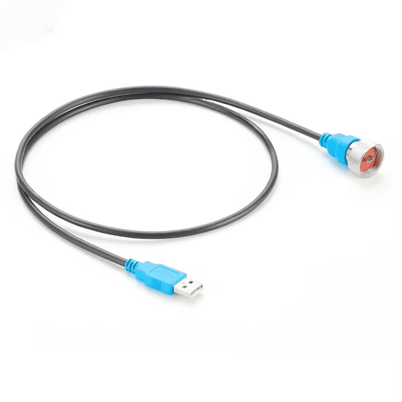 Generic Rugged USB 2.0 A to Micro USB Extension Cable IP67 Flush Panel Mount Male to Male Charging & Data Cable for Hard Driver