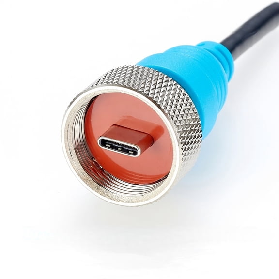 Generic Ruggized IP67 Waterproof USB 3.1 C Male to Male Extension Cable 10Gbps USB-C 3.1 Gen2 Flush Panel Mount Charging & Data Cable