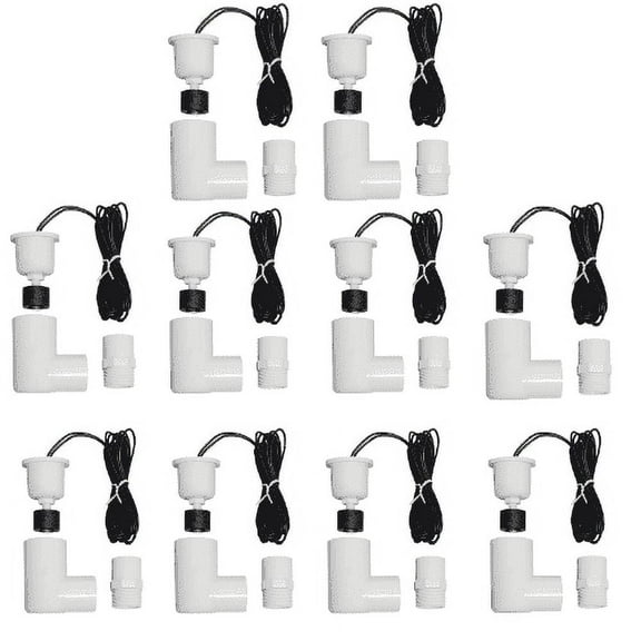 Generic SS2 Float Switch, 3/4 inch L Shape, 1.25 Amp 10 Pack