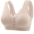 thumbnail image 1 of Generic Seamless Post-Surgery Bra Front Closure,Mastectomy Bra with Pocket for Women Silicone Breast Everyday Bra, 1 of 4