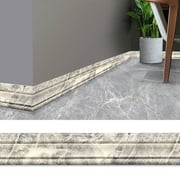 Generic Self Adhesive Flexible 3D Peel and Stick Wallpaper Border Waterproof Wall Lines Borders,Easy to Apply Home Decor Bathroom Kitchen Hotel DIY Decoration