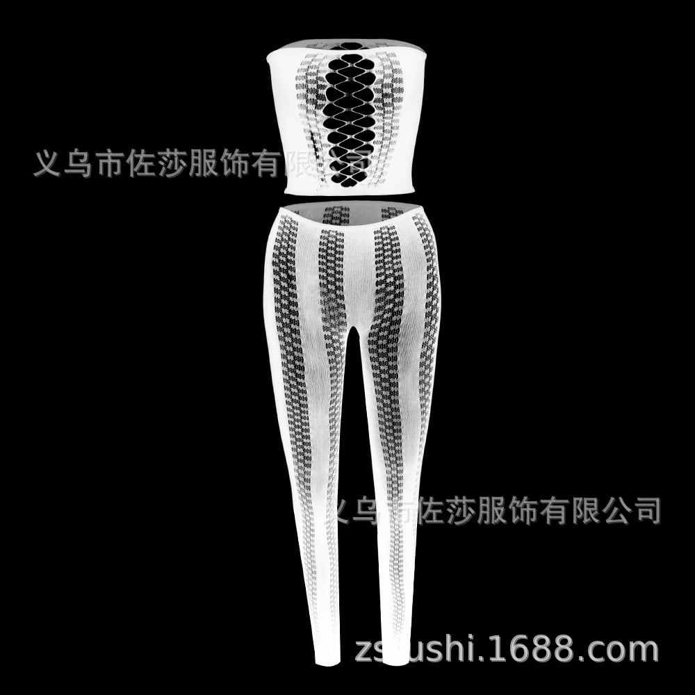 Generic Sexy Lingerie New Women's Jacquard Sexy Siamese Fishnet Clothes ...