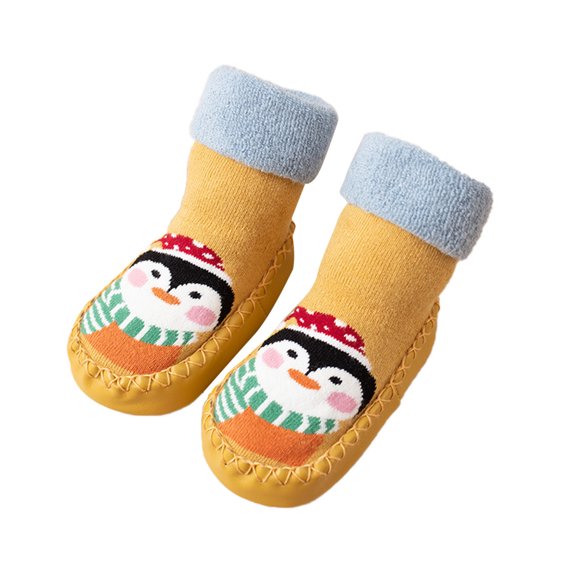 Generic Shoes for Girls Boys Baby Socks Shoes Toddler Floor Socks Shoes Outwear Breathable Walking Shoe for Toddlers/Little Kid/Big Kid ﻿(0-6 Months,Yellow)