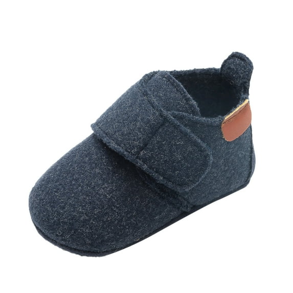 Generic Shoes Kids Boys Babys Autumn Winter Solid Color Toddler Shoes Sneaker for Fashion Breathable Comfortable Shoe(12 Months,Purple)