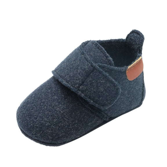 Generic Shoes Kids Boys Babys Autumn Winter Solid Color Toddler Shoes Sneaker for Fashion Breathable Comfortable Shoe(12 Months,Purple)