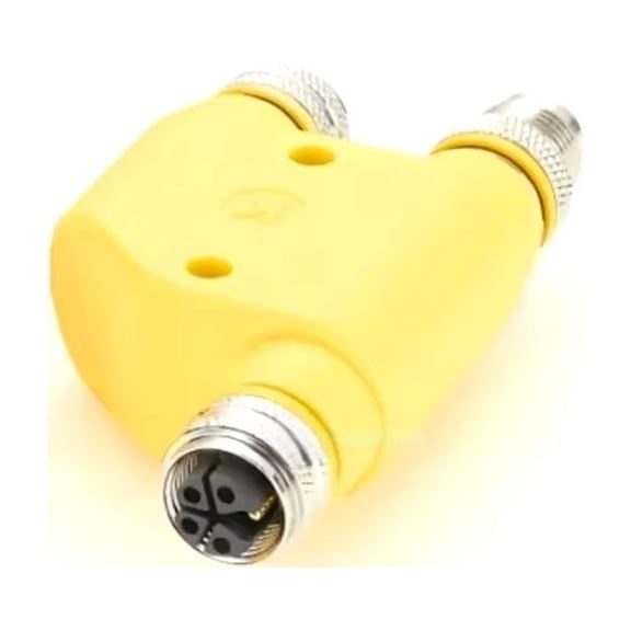 Generic Signal M12 H Splitter H Coupler K Coding Male to Female Adapter Waterproof M12 K Code Power Connector 4 pin Plug