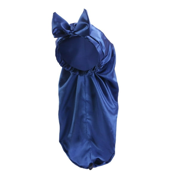 Generic Silk Night Sleeping Cap For Women Long Hair Bonnet Smooth Lightweight Breathable Soft Sleeping Hat For Sleeping Hair Unisex Knit Beanie Hat