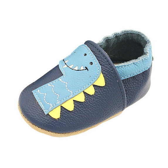 Generic Slipper For Girls Child Autumn And Winter Toddler Shoes Boys Girls Baby Shoes Soft Sole Slip On Shoes Cute Animal Decoration Warm Toddler Baby Shoes(18-24 Months,Blue)