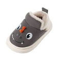 thumbnail image 1 of Generic Slippers Children Children Cotton Slippers Boys Cartoon Dinosaur Bag With Cotton Shoes Household Hair Shoes Baby Middle School Children Cotton Slippers ﻿(7 Years,Grey), 1 of 5