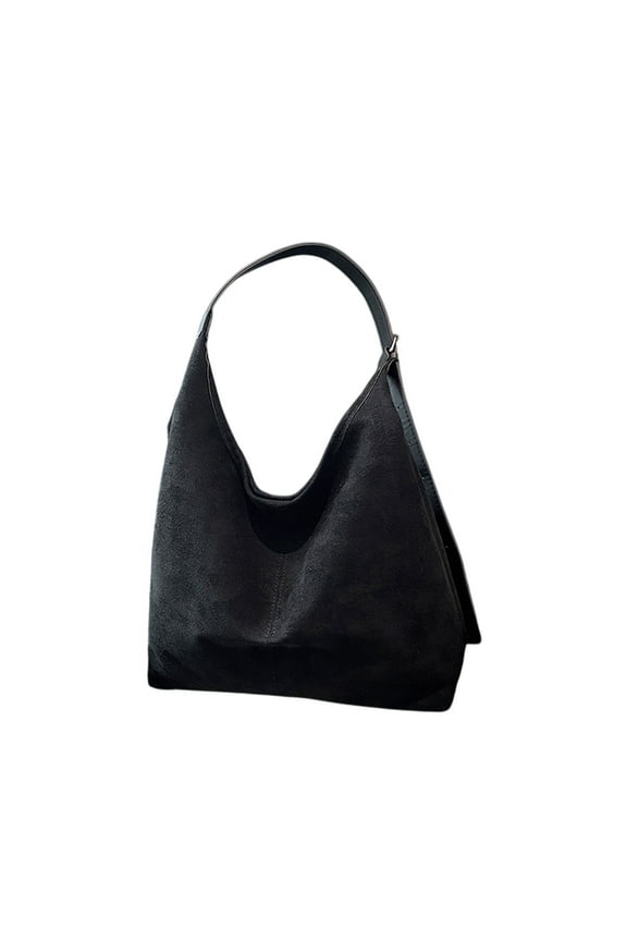 Slouchy Suede Crescent Shoulder Bag Women Trendy Hobo Bags Crossbody Purse Cute Satchels Bag Top-handle Tote Handbag