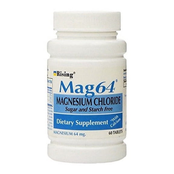 Generic Slow Mag64 Magnesium Chloride Enteric Coated Tablets 3 Pack 60 Count