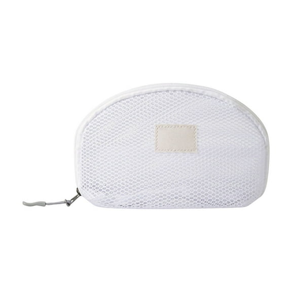 Generic Small Makeup Bag, Travel Cosmetic Bag Make Up Pouch Small Travel Zipper Pouch,mesh ventilation Makeup Organizer Bag for Women