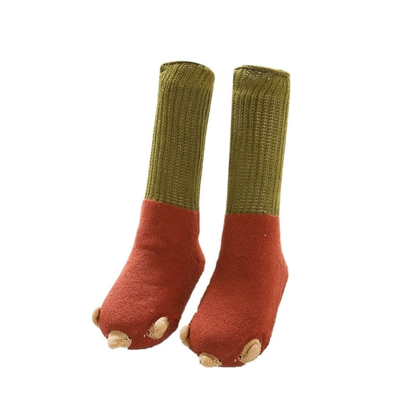 Generic Socks Children Toddler Stockings Autumn Winter Baby Socks Spring Dinosaur Babys Socks Dotted Rubber Floor Socks Boys Girls for All Seasons Non-Slip Fashion Casual ﻿(2-4 Years,A)