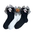 thumbnail image 1 of Generic Baby Socks Floor Socks Halloween Cartoon Thin Breathable Fall Cartoon Fashion 3 Pieces Autumn Winter Clothes for Holiday Party Halloween Christmas（M Black）, 1 of 5