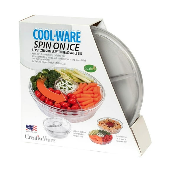 Generic Spin On Ice 4-Piece Appetizer Server