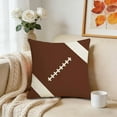 thumbnail image 1 of Generic Sports Throw Pillows Square Linen Fun Sport Game Pillow Case，Soccer Baseball Football Home Decor Pillow, 1 of 6