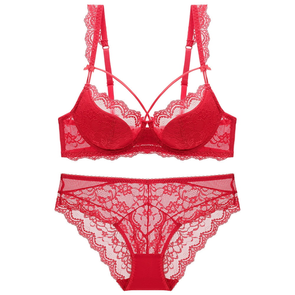 Generic Spring Popular French Sexy Lace Lingerie Birth Year Red Ultra ...