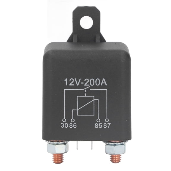 Generic Starter Solenoid DC 12V 200A Car Start Relay - Waterproof Brass Coil, Universal Fit for ATV, Golf Cart, Lawn Mower (11 inches / 27.9 cm)