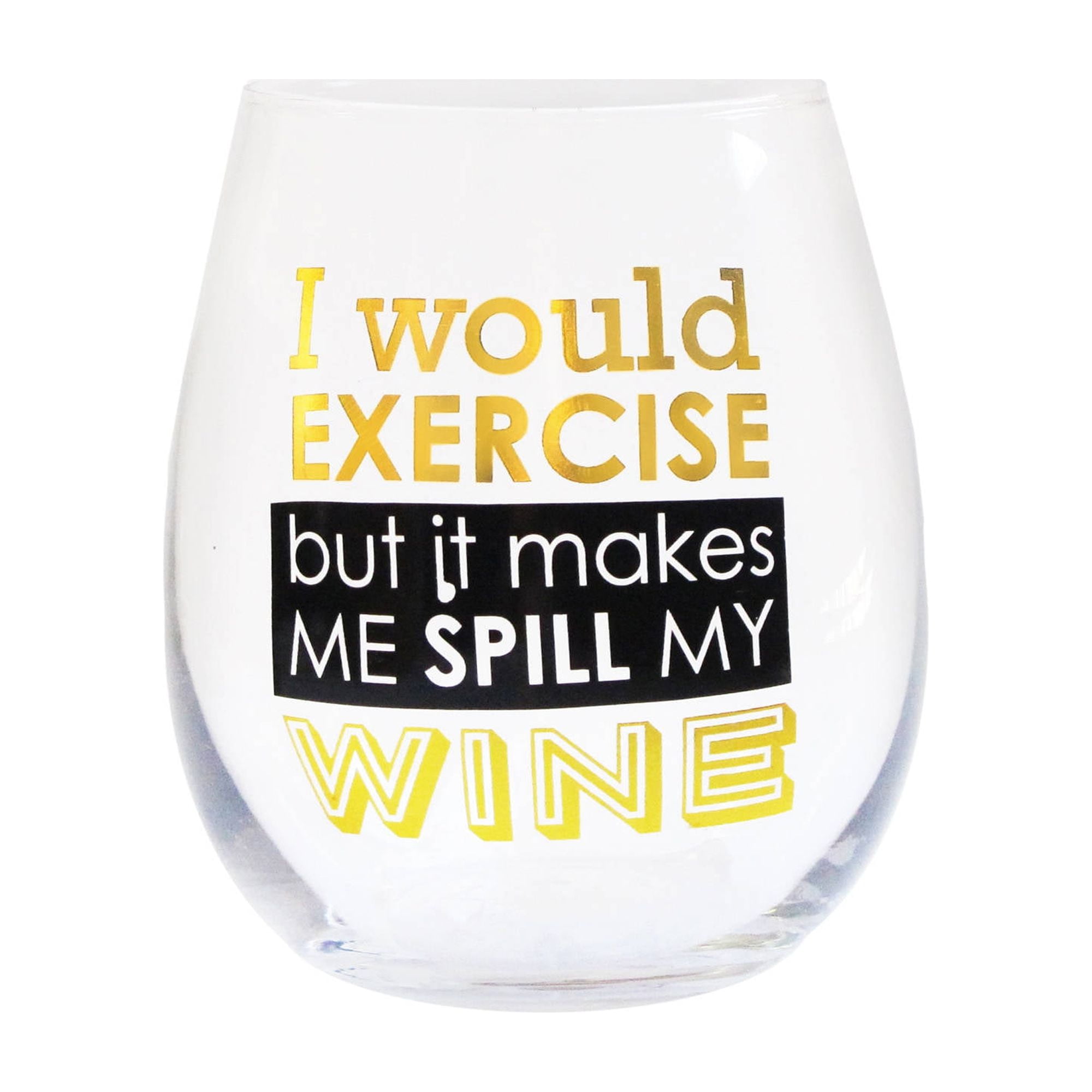 A spill-proof wine glass. It's okay, we squealed too.