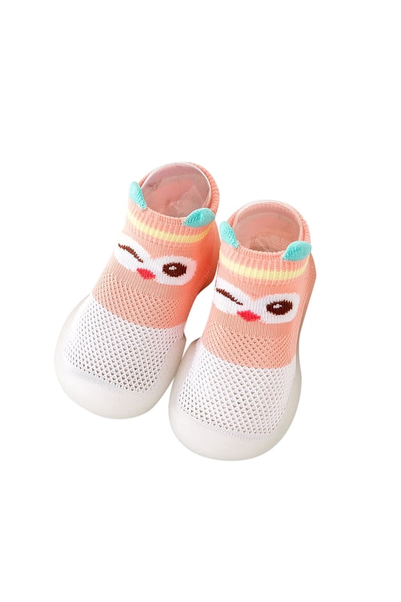 Summer Comfortable Infant Toddler Shoes Cute Deer Rabbit Pattern Children Mesh Breathable Floor Boys Boots