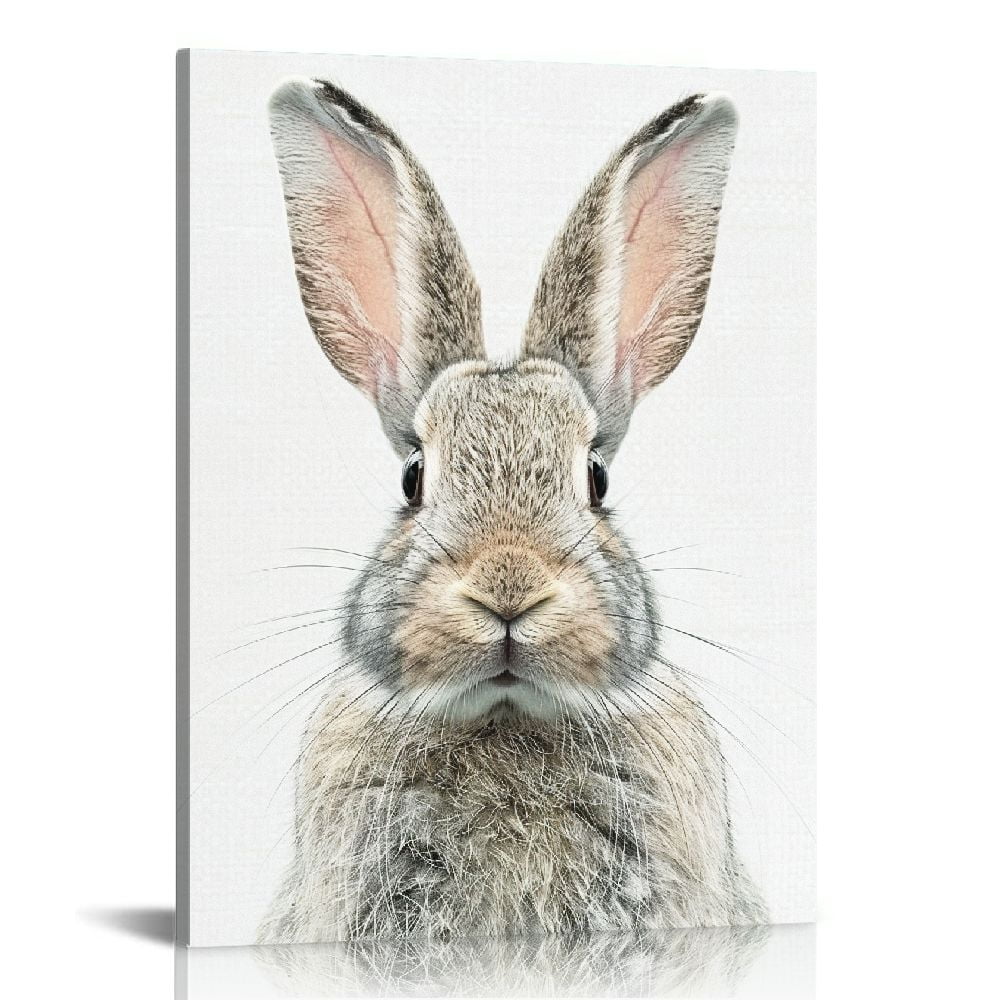 Generic Sylvie Female Baby Bunny Rabbit Animal Print Portrait Framed ...