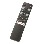 عام TCL RC802V FNR1 Voice Android 4K UHD Smart TV Remote Control 32A323 / 32A325 / 32P30S / 32S6500 / 32S6500A / 32S6500S / 32S6510S / 32S6800 / 32S6800S