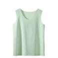 thumbnail image 1 of Generic Tank Top for Girls Summer Sleeveless Crewneck Loose Fit Shirts Solid Color Silk Touch Basic Camisole Top for 3-16 Years, 1 of 6