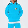 thumbnail image 1 of Generic Toddler Baby Boy Girl Hoodies Solid Color Long Sleeve Hoodie Cute Pullovers Tops Sweater for Kids Fall Outfits, 1 of 4