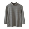 thumbnail image 1 of Generic Little Girls and Boy Long Sleeve Tee Shirts Soft Turtleneck Layering Pullover Slim Stretchy Tops for Casual Soft Comfortable Clothing13-14 Years1-Blue, 1 of 4