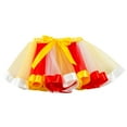 thumbnail image 1 of Generic Toddler Boys Fall Shirts Kids Girls Ballet Skirts Party Rainbow Tulle Dance Skirt Girls Birthday Fashion Clothes Dance Skirts(5-8 Years,Yellow), 1 of 1
