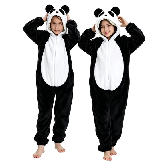 Generic Toddler Boys Girls Halloween Funny Animal Onesie FullZip Hooded Jumpsuit