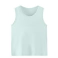 thumbnail image 1 of Generic Toddler Boys Girls Summer Tank Tops Solid Sleeveless Shirt Cotton Basic Dance Athletic Tee Tops for 2-15 Years, 1 of 4