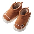 thumbnail image 1 of Generic Toddler Boys Girls Winter Plush Boots for Cold Weather Kids Cartoon Animal Warm Faux 𝐅𝐮𝐫 Shoes with Hook/Loop, 1 of 5